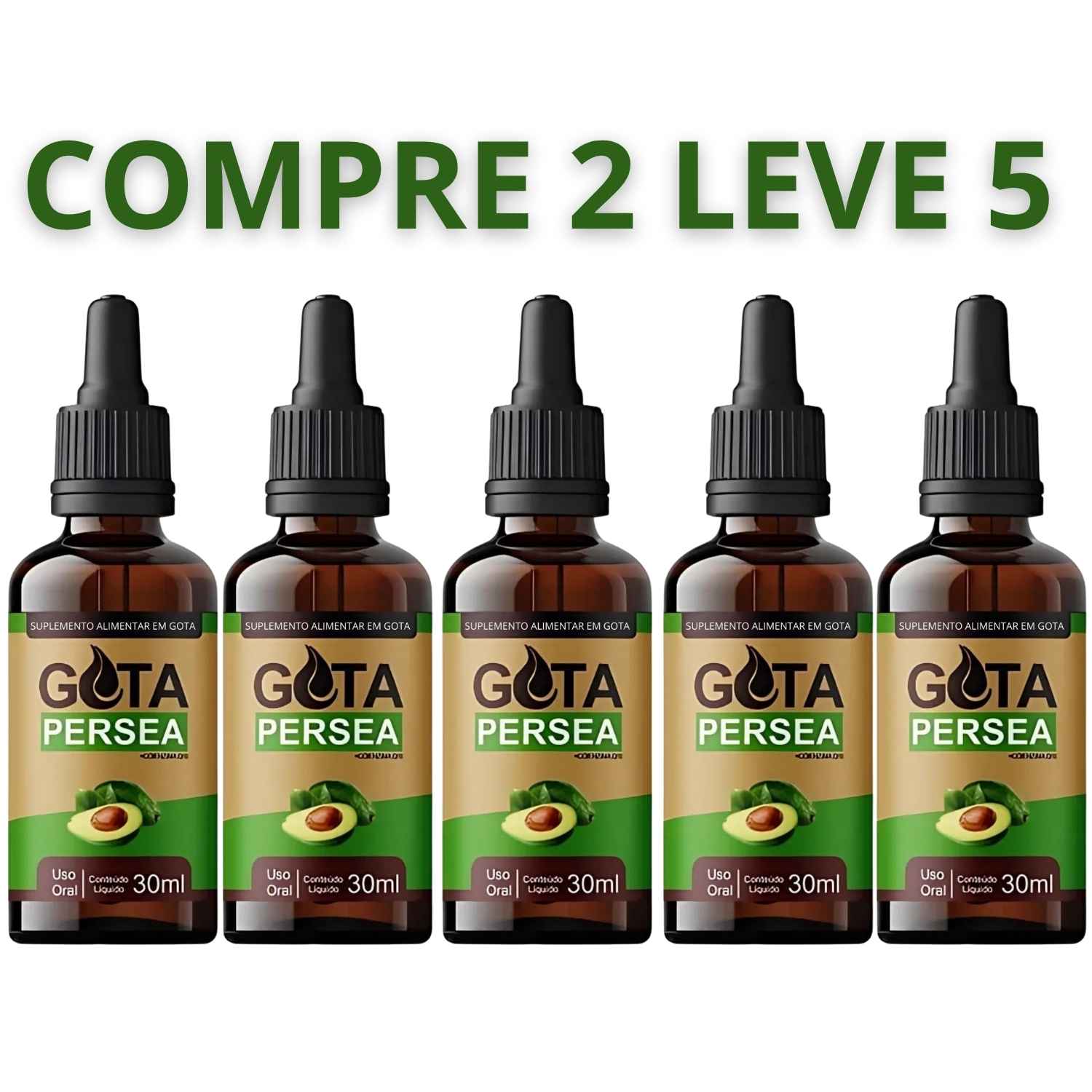 Gota Persea 30ml - Suporte Natural a Glicemia